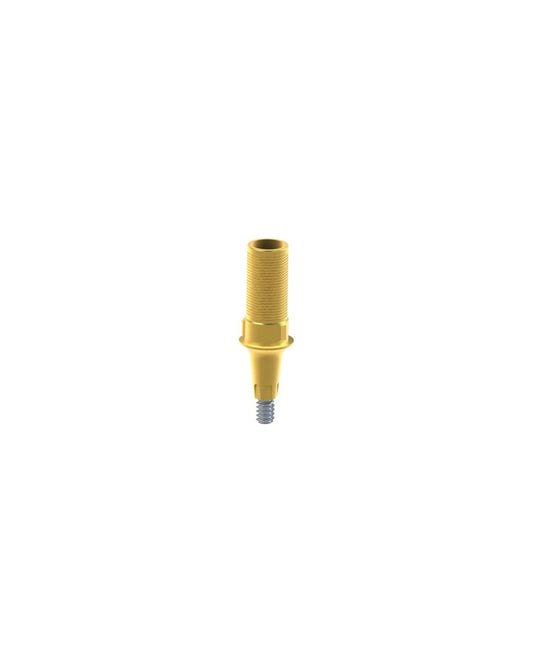 Engaging Ti Base C/X (Adjustable height / 1.5 - 2.5 mm Collar) with Straight Screw - Compatible with Dentsply® Ankylos®