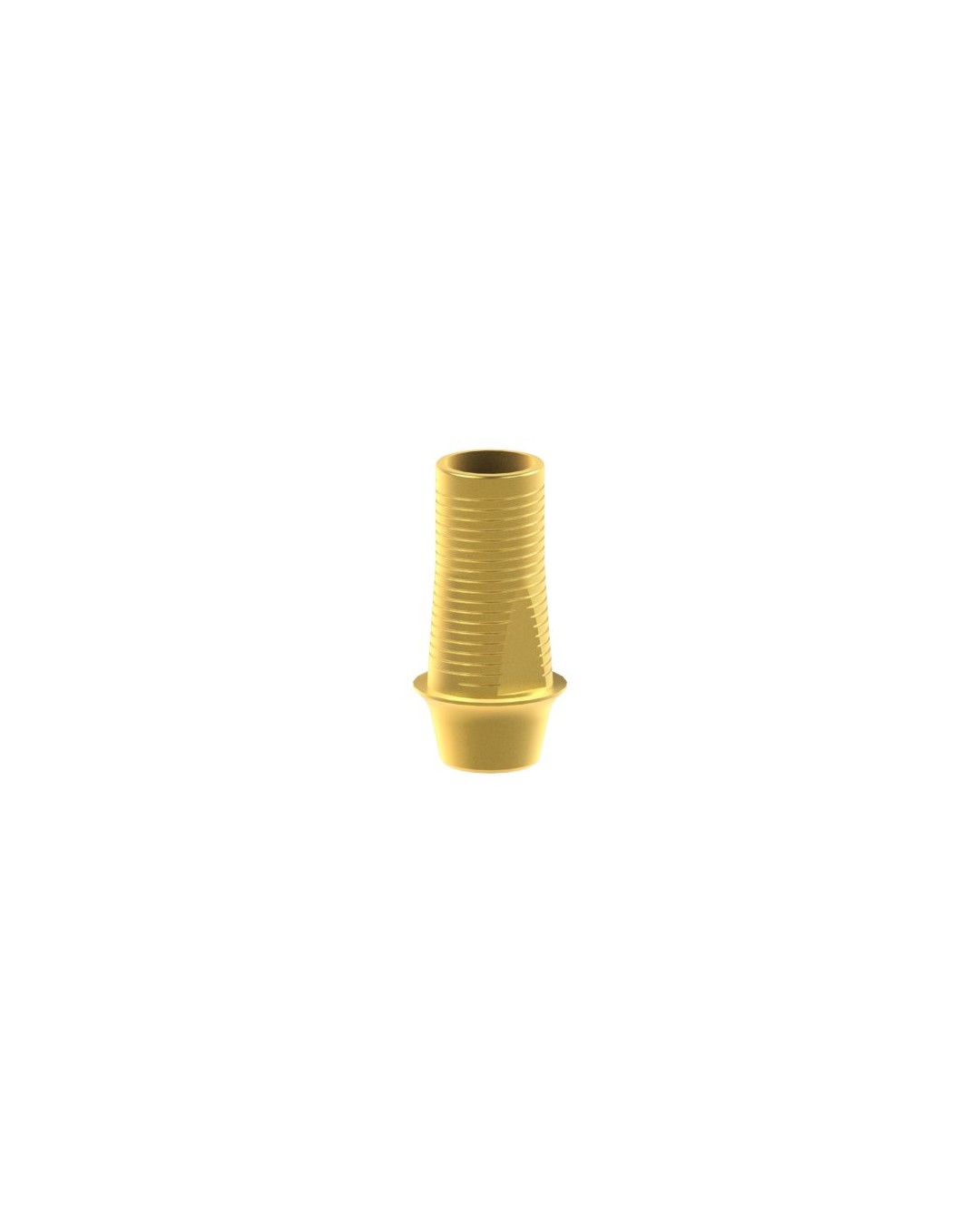 Non - Engaging Ti Base Abutment RP (Adjustable height / 1.0 - 2.0 mm Collar) with Straight Screw - Compatible with DIO® UFII