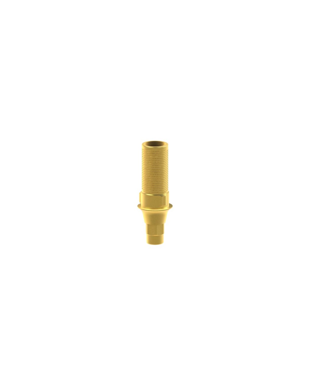 Engaging Ti Base Abutment (Adjustable height / 1.0 - 2.0 mm Collar) with Biaxial Screw - Compatible with RP MEDENTIS® ICX