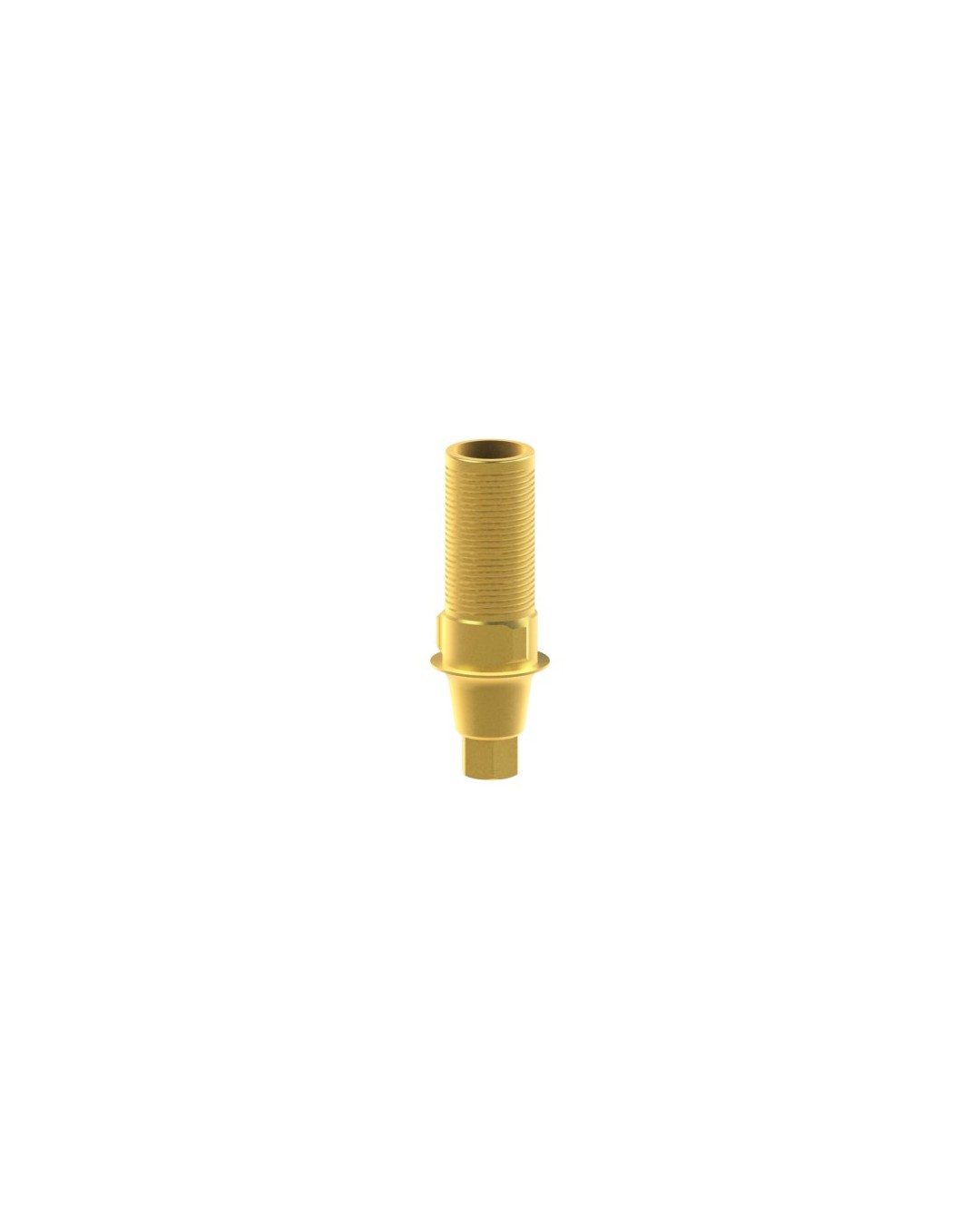 Engaging Ti Base Abutment (Adjustable height / 1.0 - 2.0 mm Collar) with Straight Screw - Compatible with Neodent Grand Morse