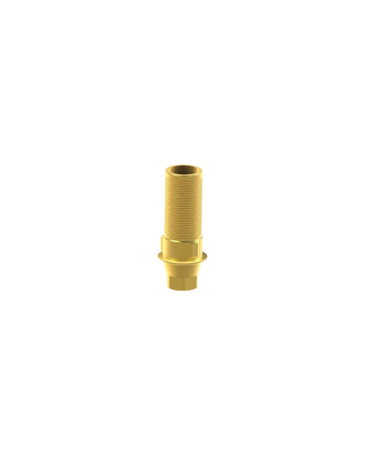 Engaging Ti Base Abutment ø3.5 (Adjustable height / 0.5 - 1.5 mm Collar) with Biaxial Screw - Compatible with Nobel Active™